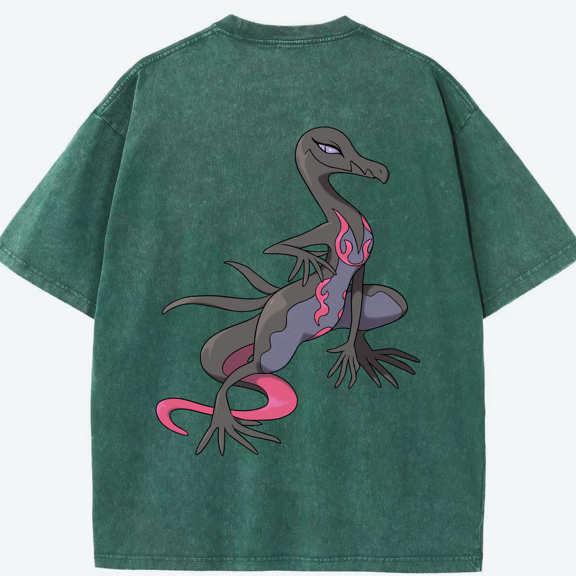（画像用） ポケットモンスター Pokémon 綿100% ヴィンテージ風 半袖Tシャツ（背面プリント）
